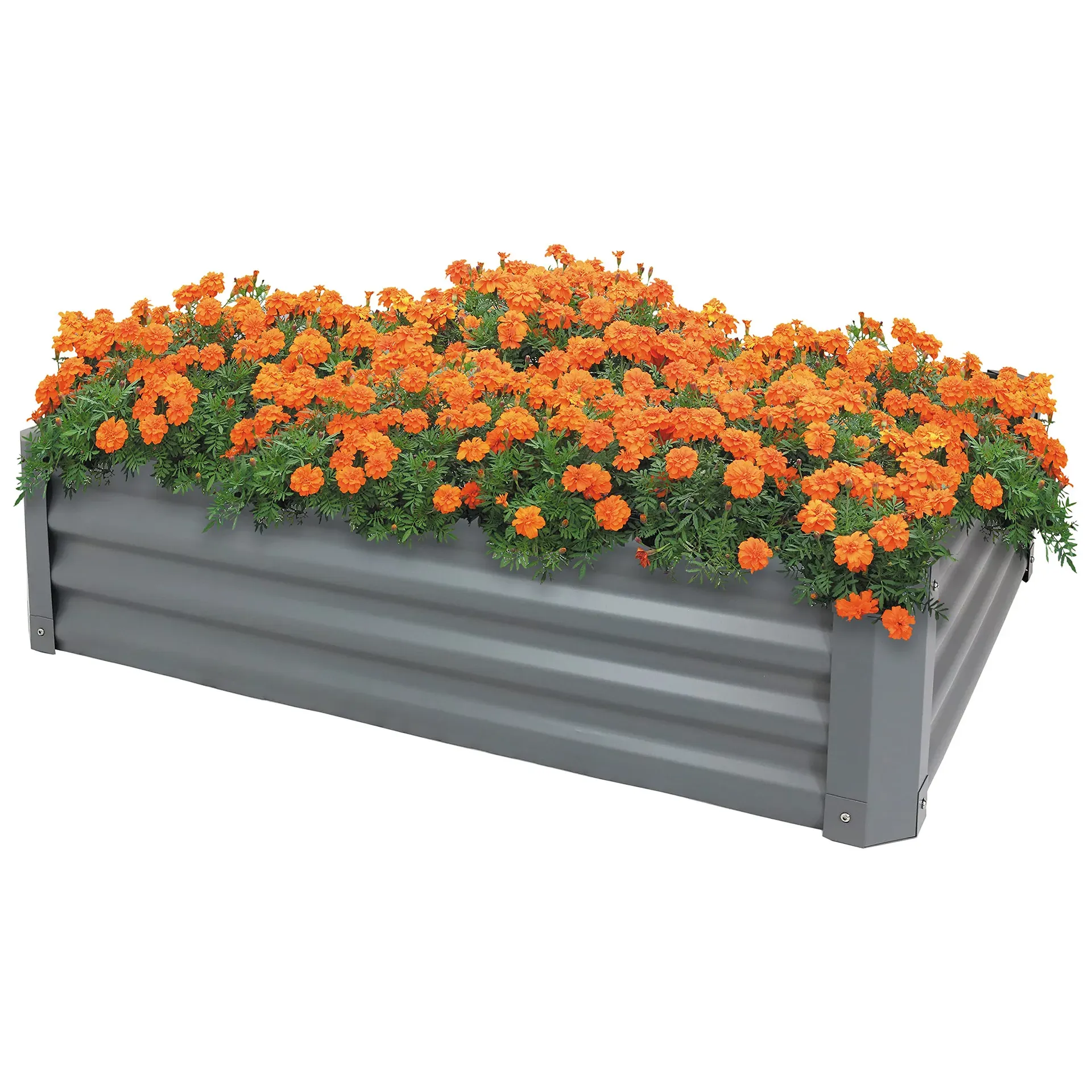 Sunnydaze Galvanized Steel Raised Garden Bed product photo