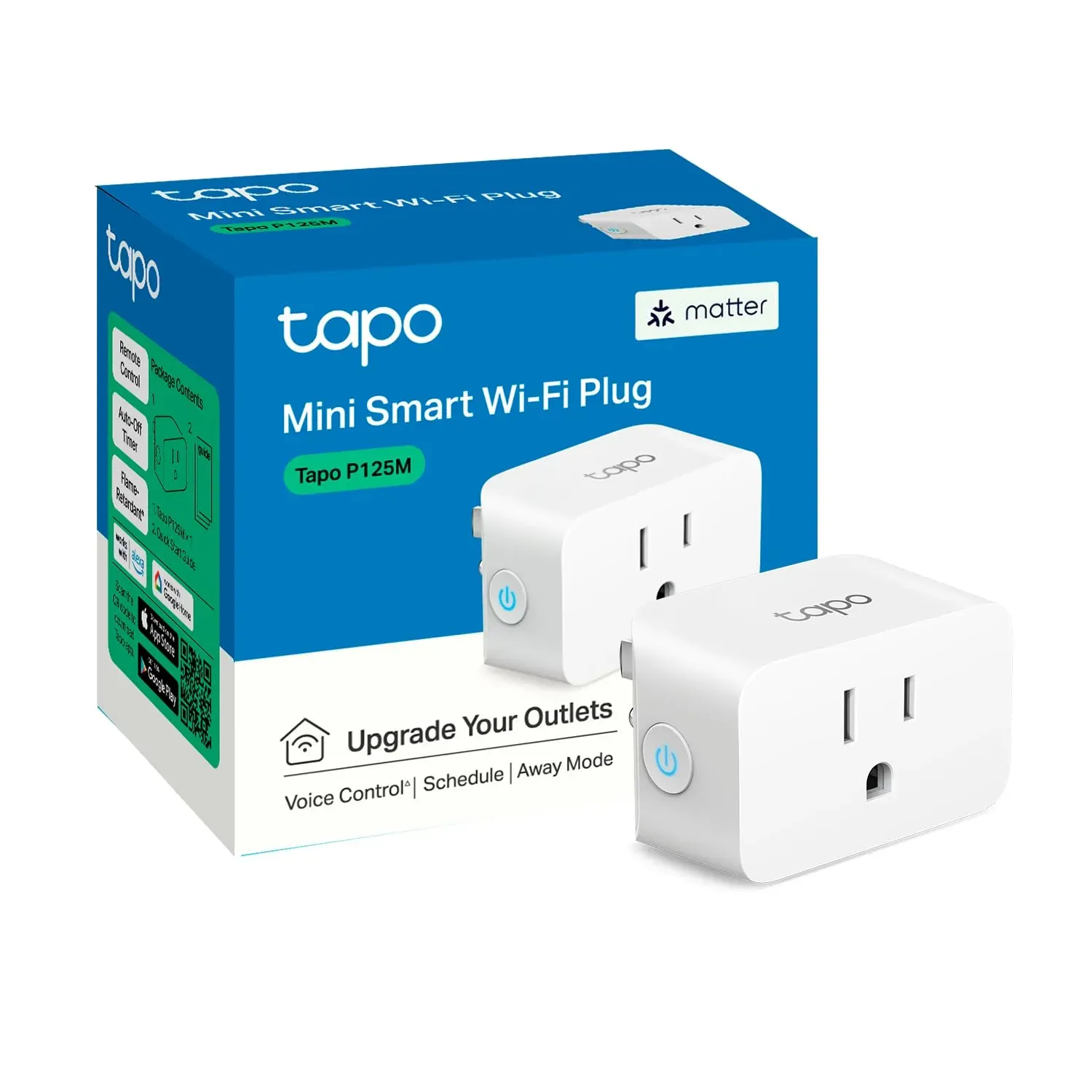 TP-Link Tapo P125M Mini Smart Wi-Fi Plug with Matter certification
