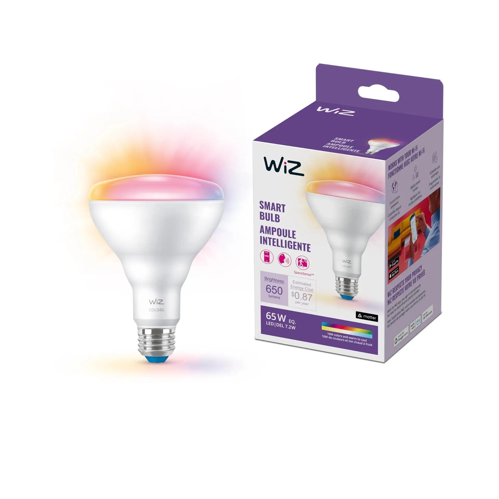 Wiz Color and White Smart Bulb product photo