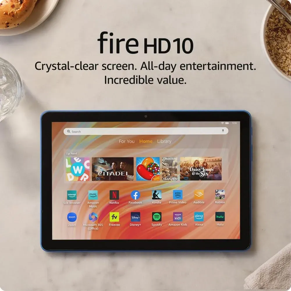 Amazon Fire HD 10 tablet with 10.1-inch 1080p Full HD display