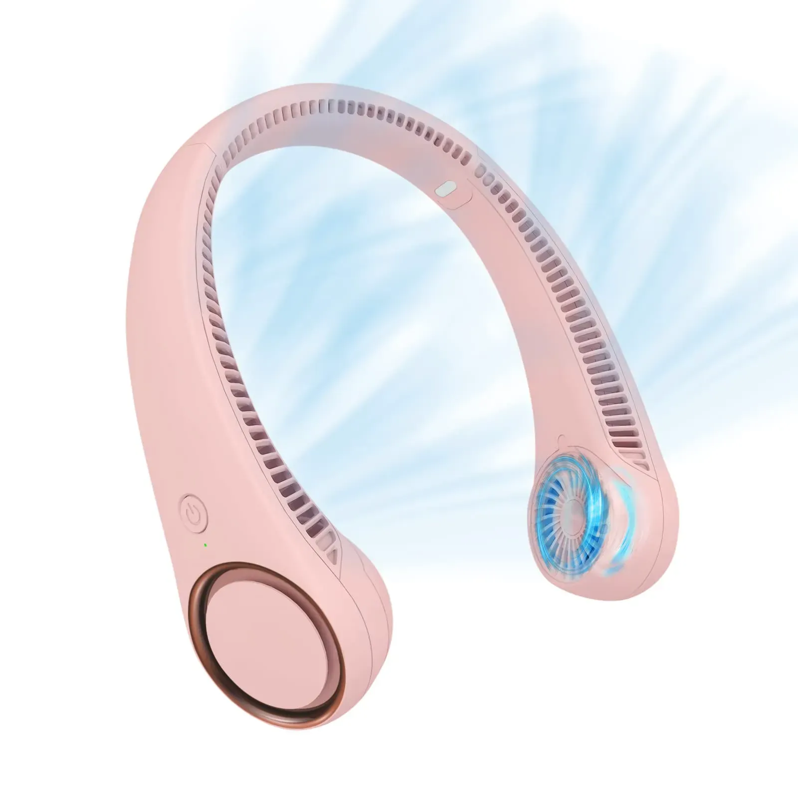 CIVPOWER neck fan showing 78 air vents for all-around cooling coverage