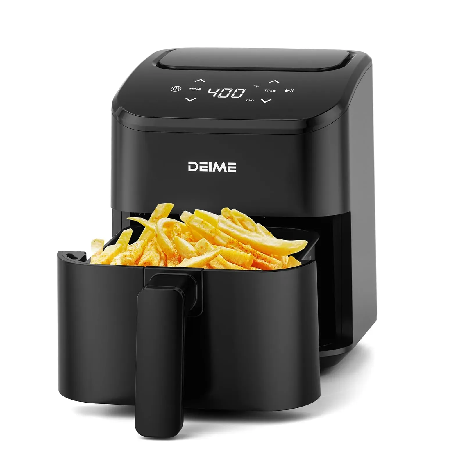 DEIME 3 Quart Digital Compact Air Fryer with touchscreen display