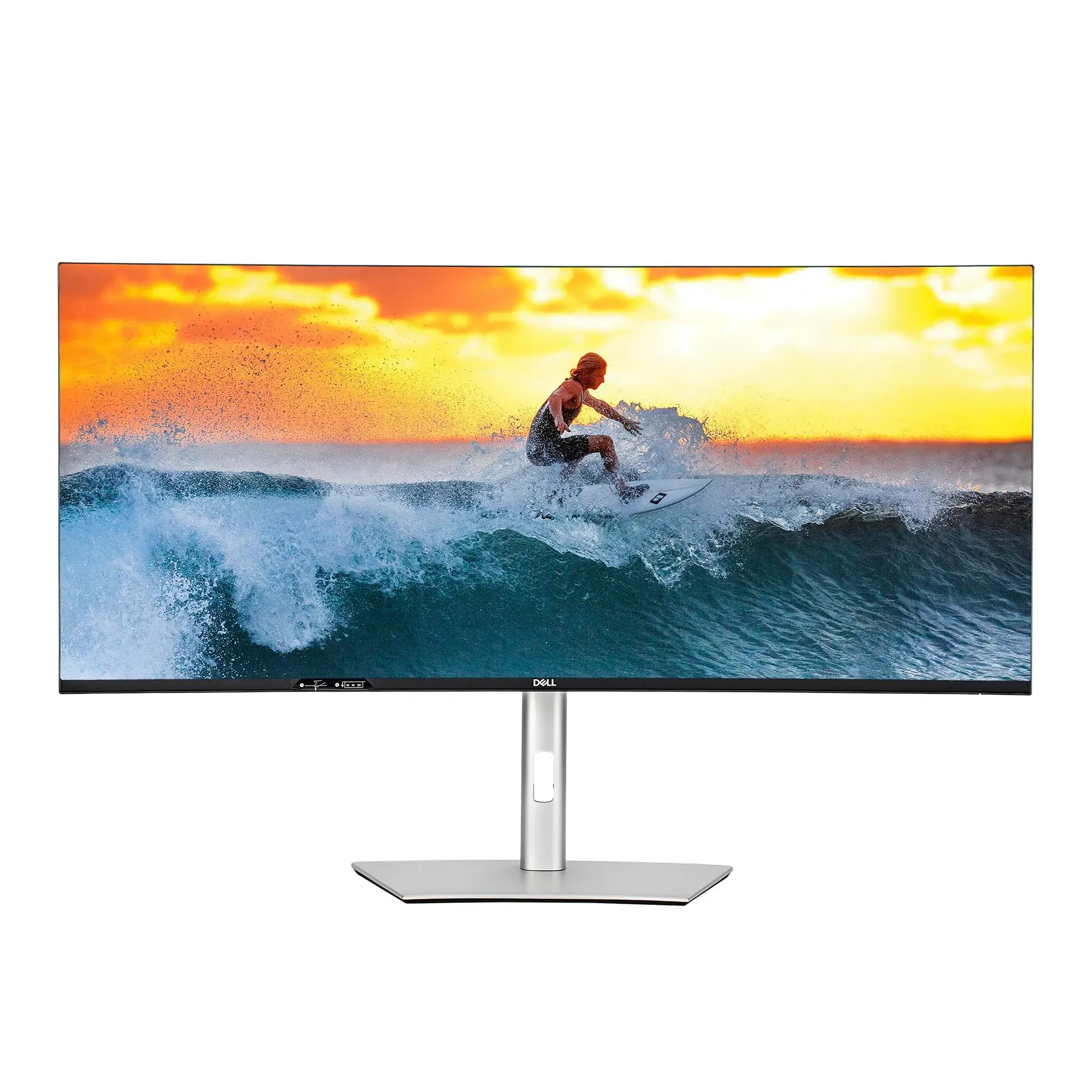 Dell UltraSharp U4025QW 40-inch curved 5K2K Thunderbolt Hub Monitor with expansive screen real estate