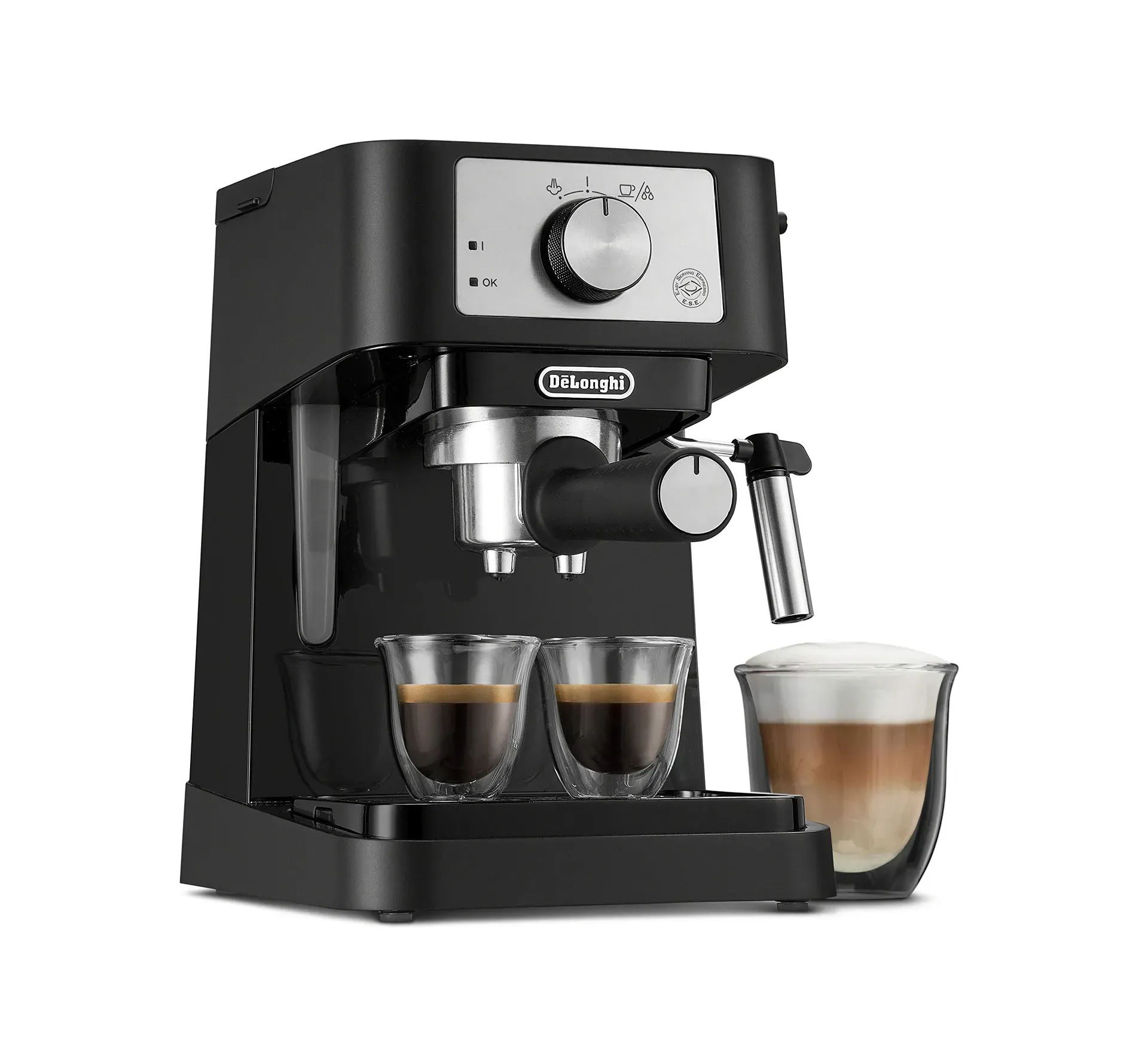 De'Longhi Stilosa EC260BK manual espresso machine with steam wand