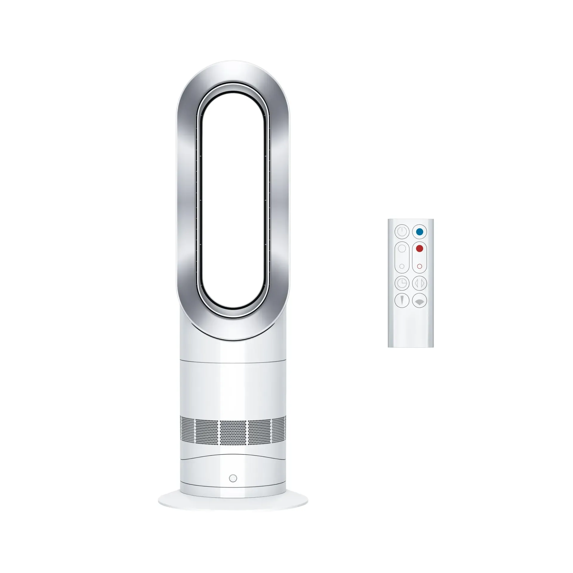 Dyson Hot+Cool AM09 Jet Focus heater and fan in White Silver dual function