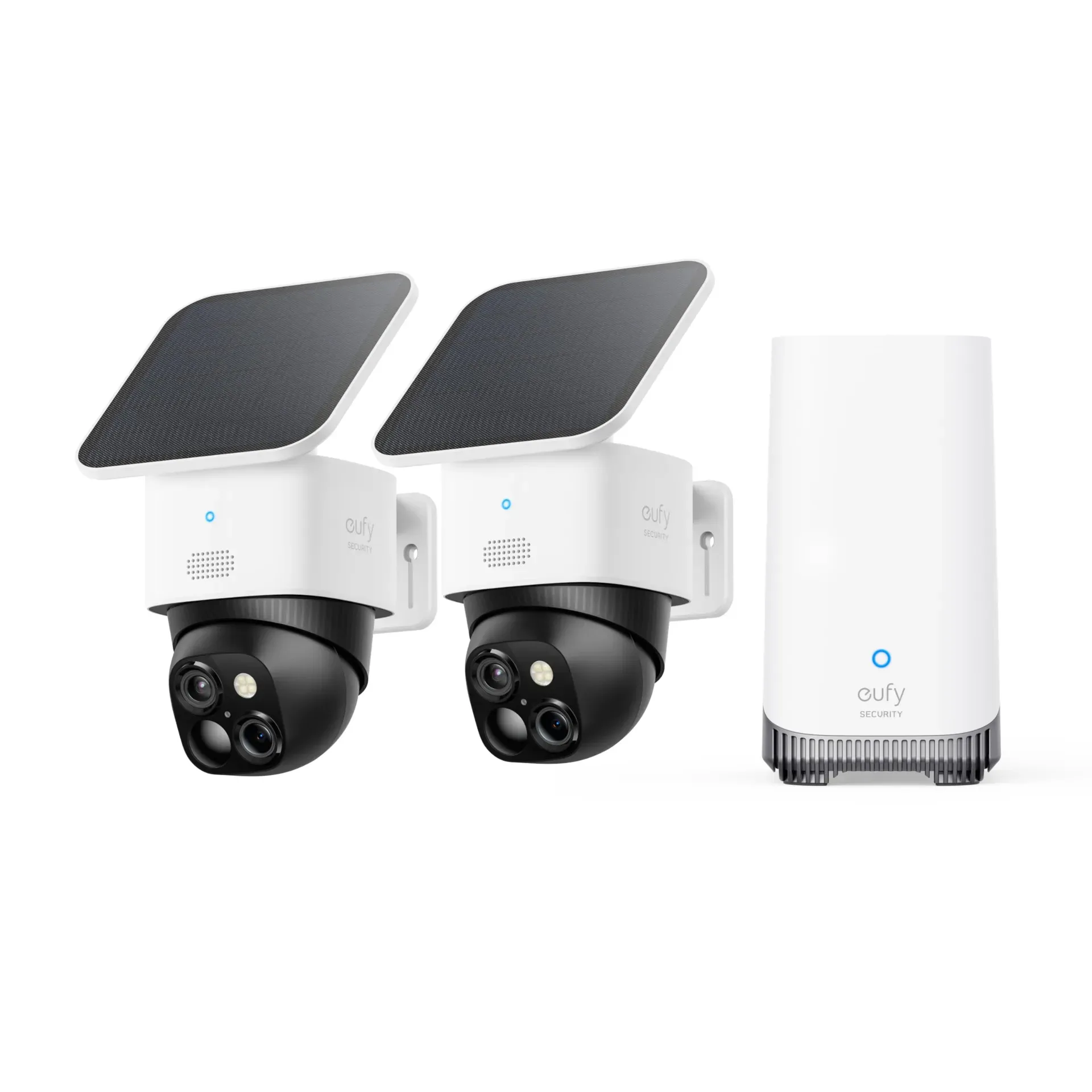 eufy Security SoloCam S340 2-Cam Kit with solar panel and HomeBase S380