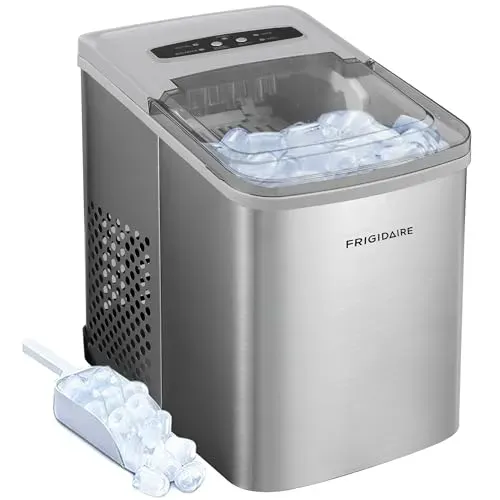 Frigidaire EFIC117-SS Stainless Steel Countertop Ice Maker