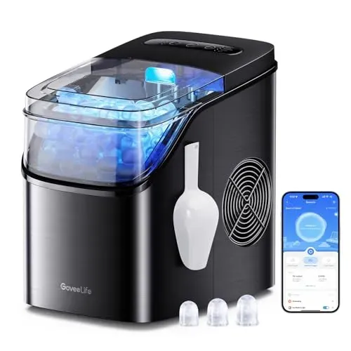 GoveeLife Smart Ice Maker Countertop with RGB lighting