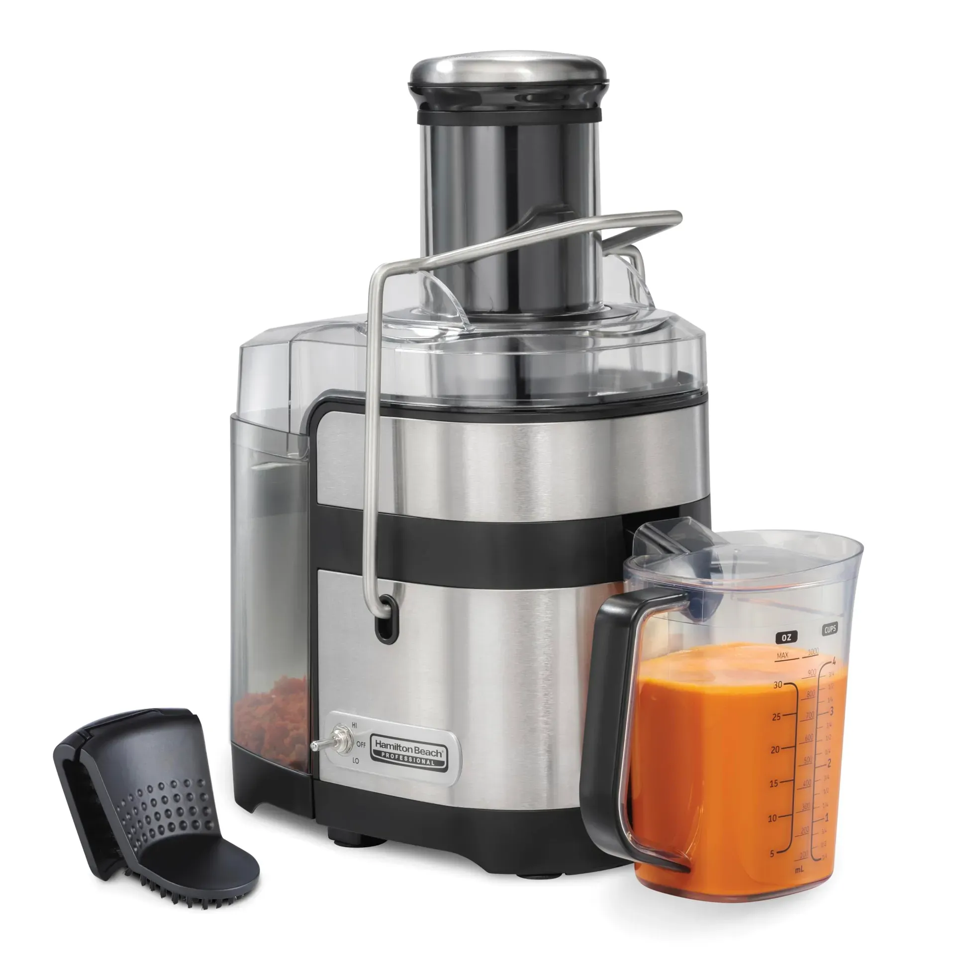 Hamilton Beach Professional Juicer with 3.5 inch super chute and 1100 watt motor