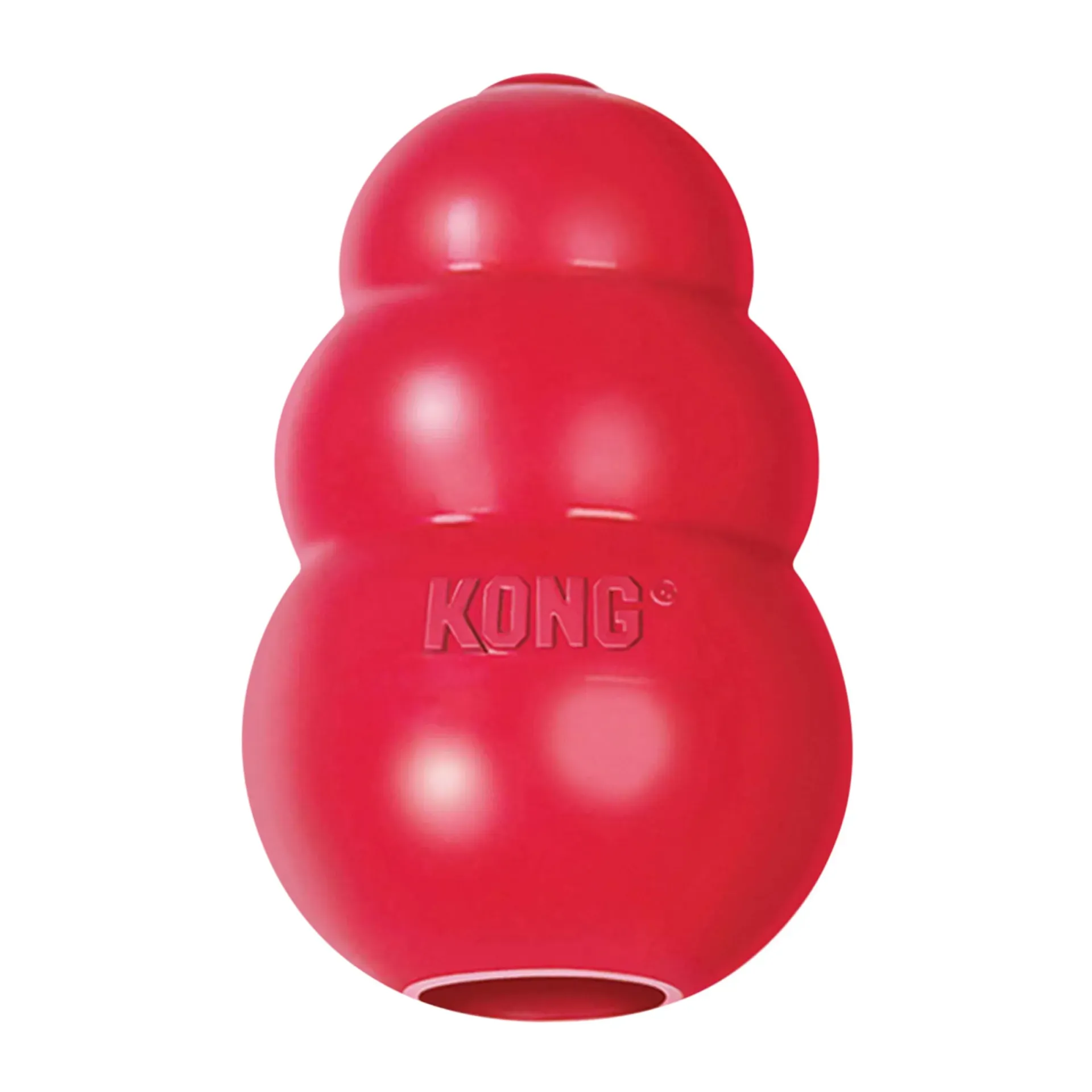 KONG Classic Dog Toy Medium size with treat stuffing