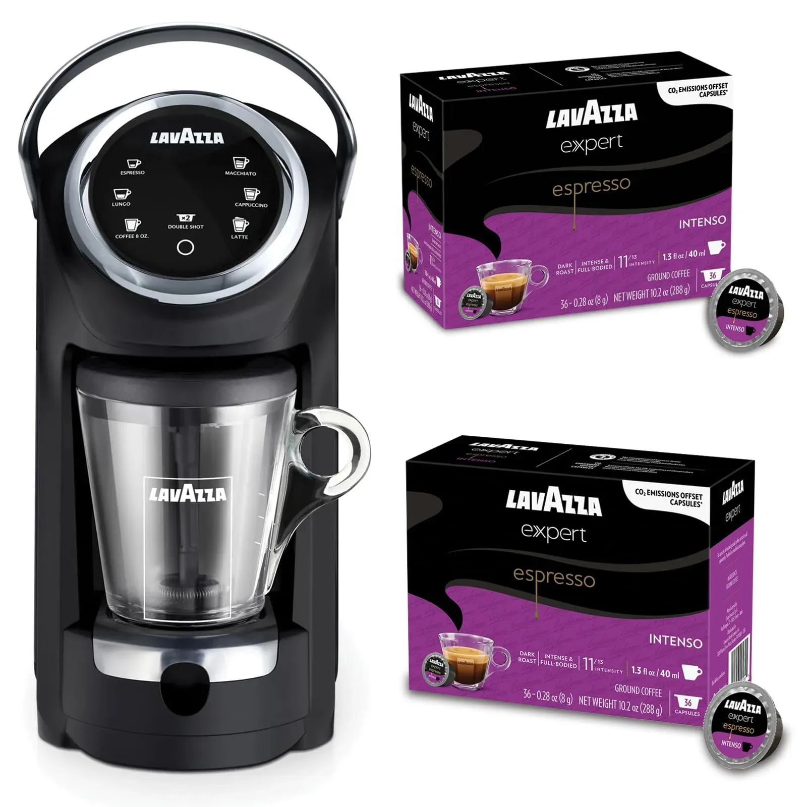 Lavazza Classy Plus Coffee Maker with touchscreen display
