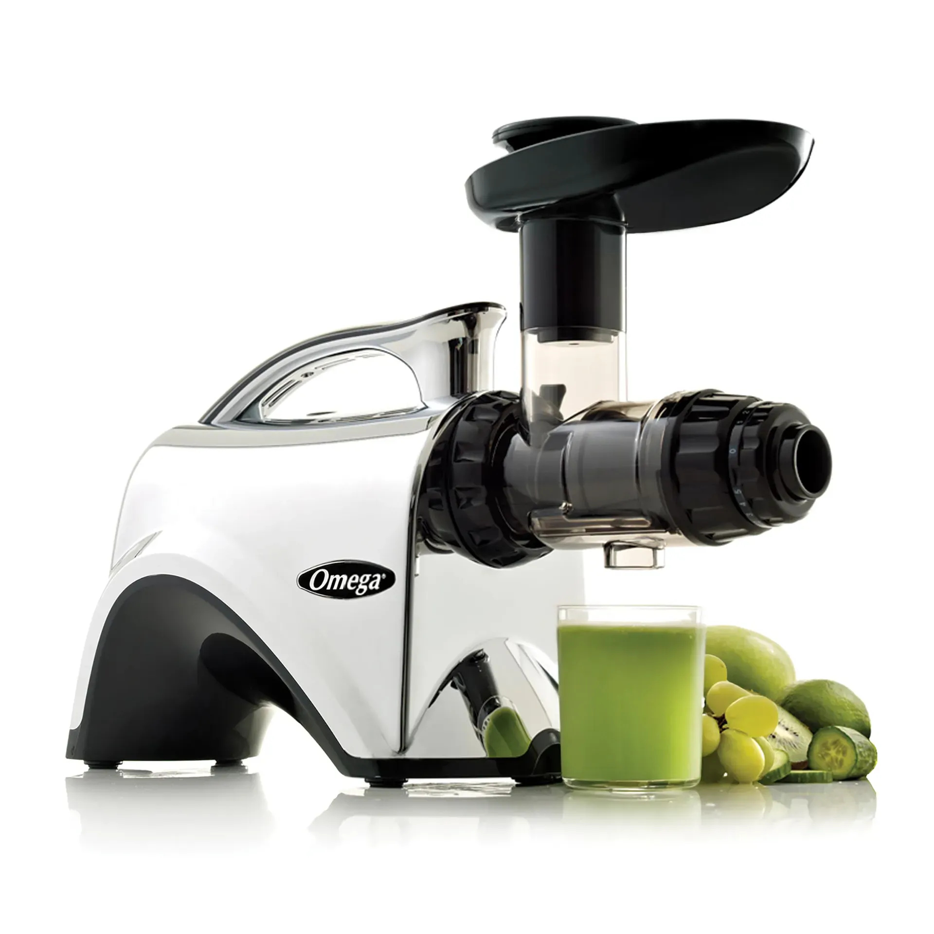 Omega NC900HDC horizontal masticating juicer with multiple functions