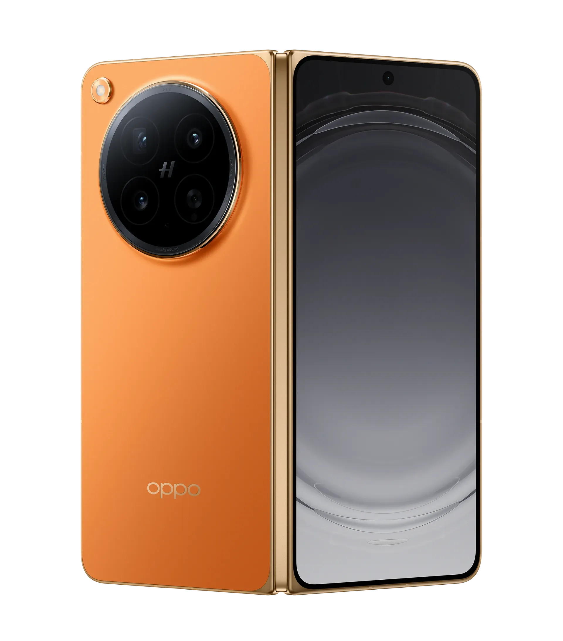 Oppo Find N6 foldable smartphone unfolded showing 7.8-inch QHD+ AMOLED display