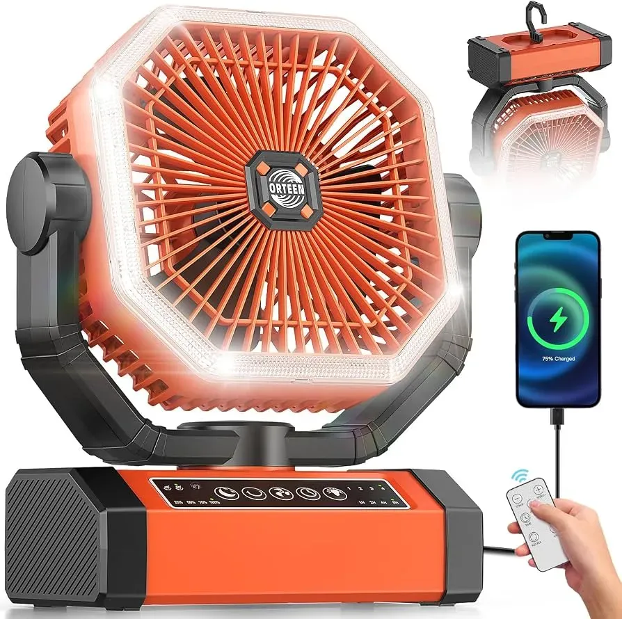 Osprey 4-Speed Rechargeable Fan compact USB-C charging design