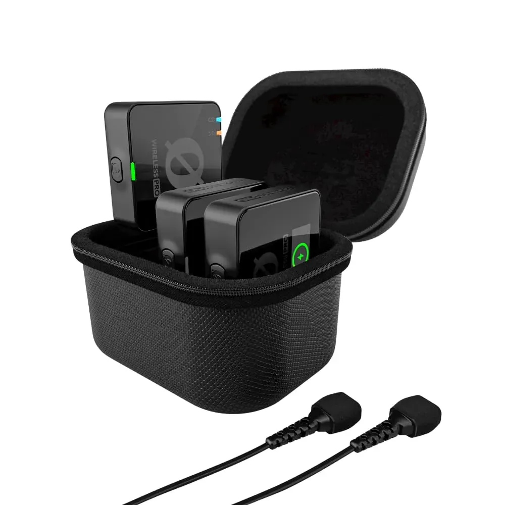 RØDE Wireless PRO dual wireless microphone system with charging case