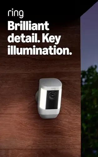 Ring Spotlight Cam Pro battery-powered outdoor security camera with 3D motion detection