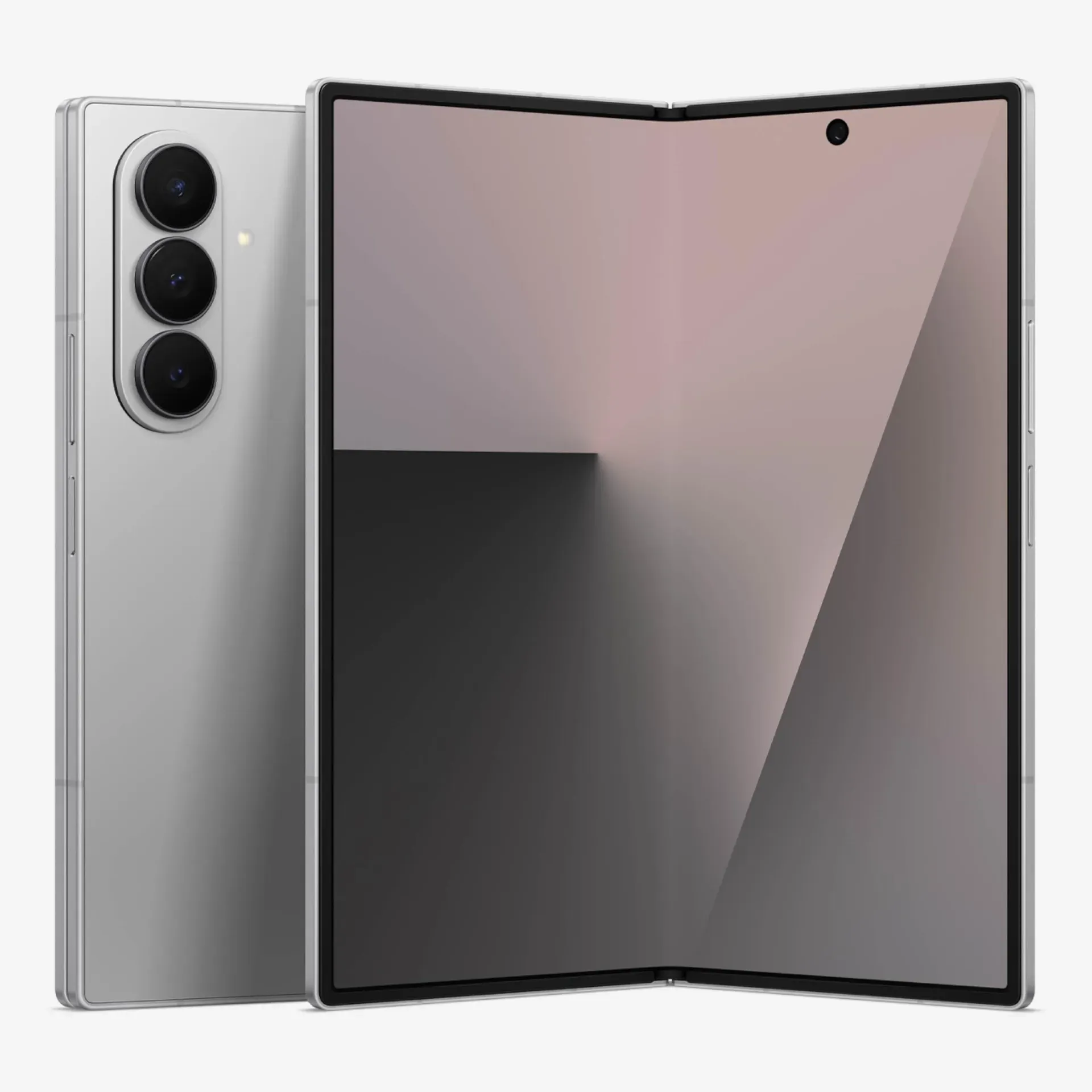 Samsung Galaxy Z Fold7 unfolded showing 8-inch main display with multi-window layout