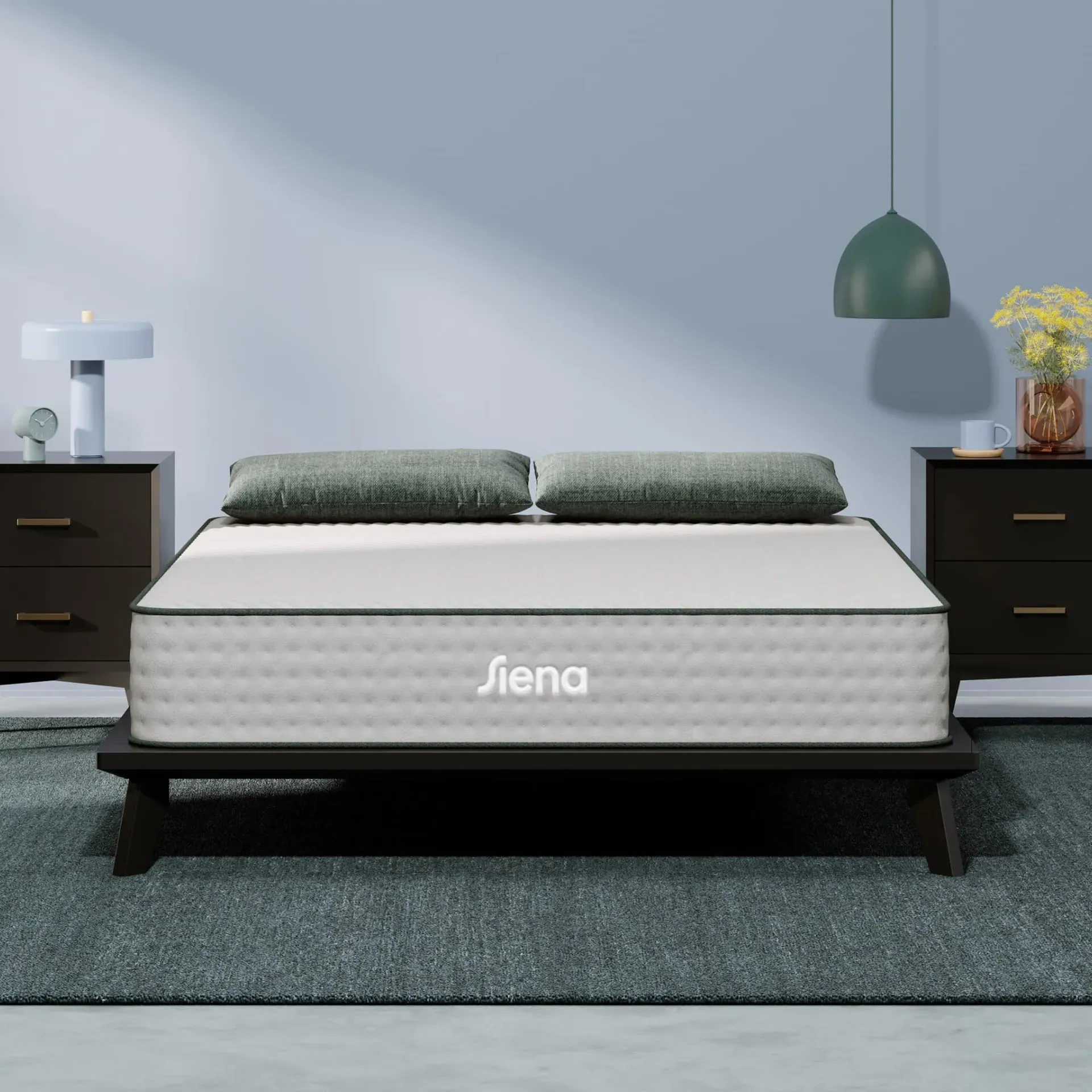 Siena 10 inch Twin hybrid mattress with coil and foam layers