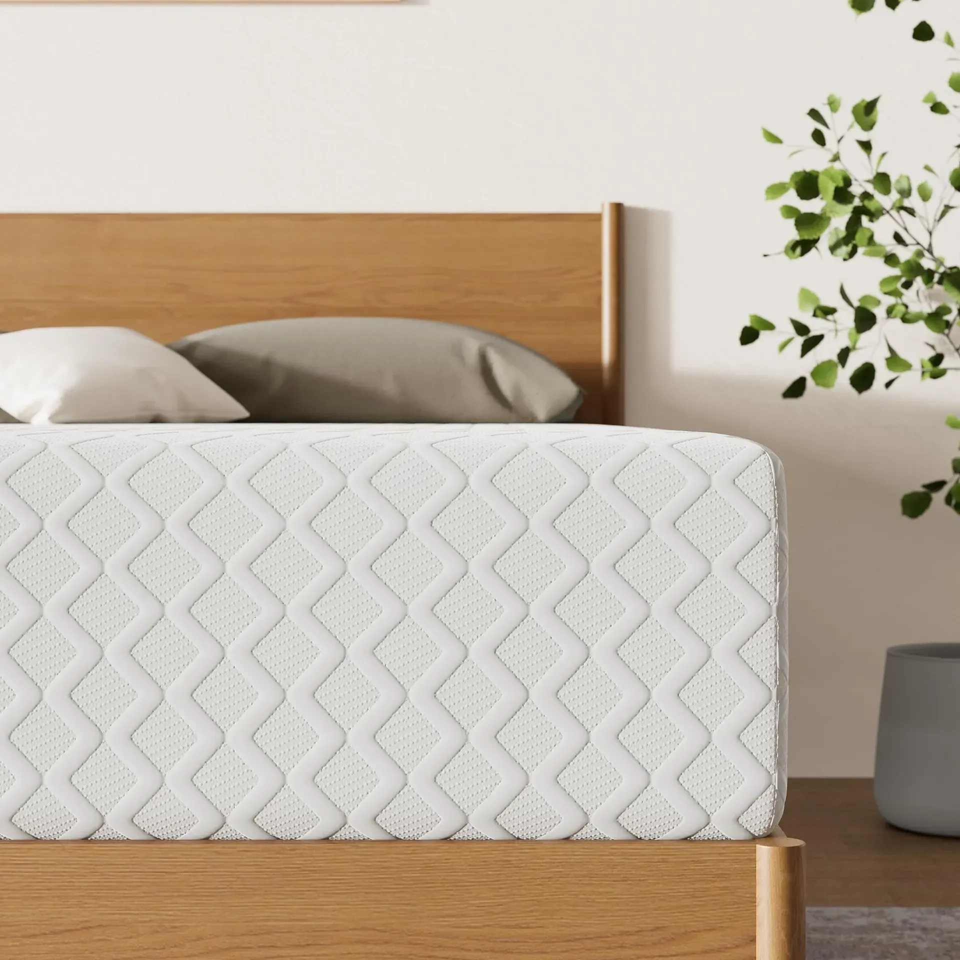 Ashley Chime 12 inch memory foam mattress with quilted cover