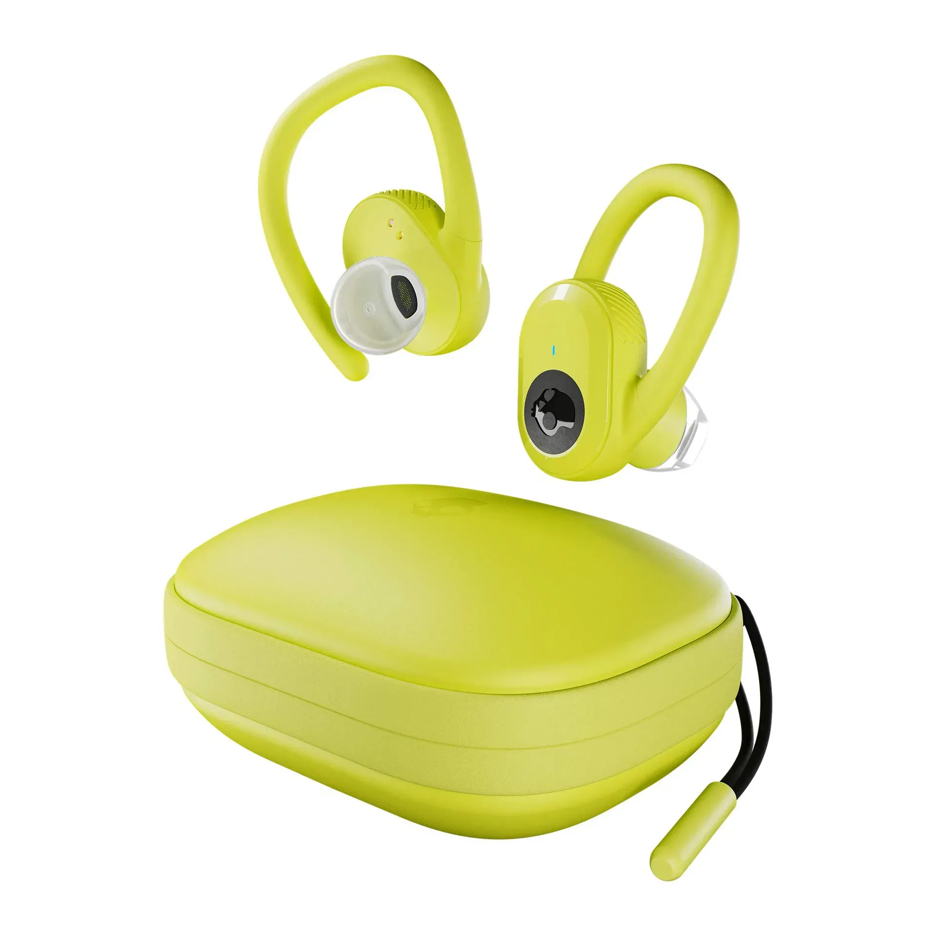Skullcandy Push Ultra true wireless earbuds with moldable ear hooks for secure athletic fit