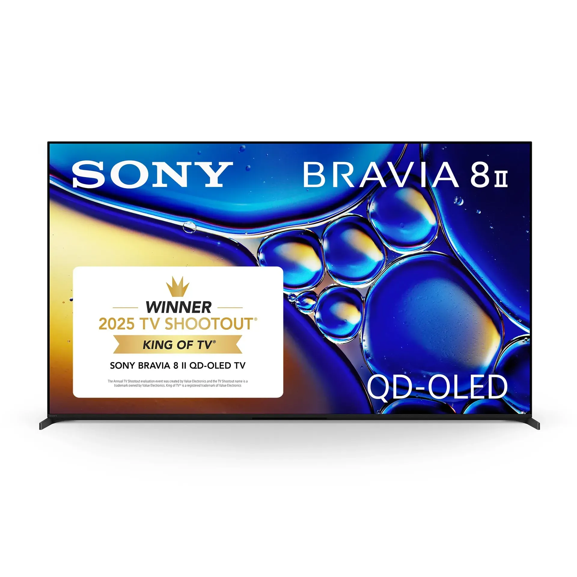 Sony BRAVIA 8 II 65-inch QD-OLED TV with Quantum Dot panel