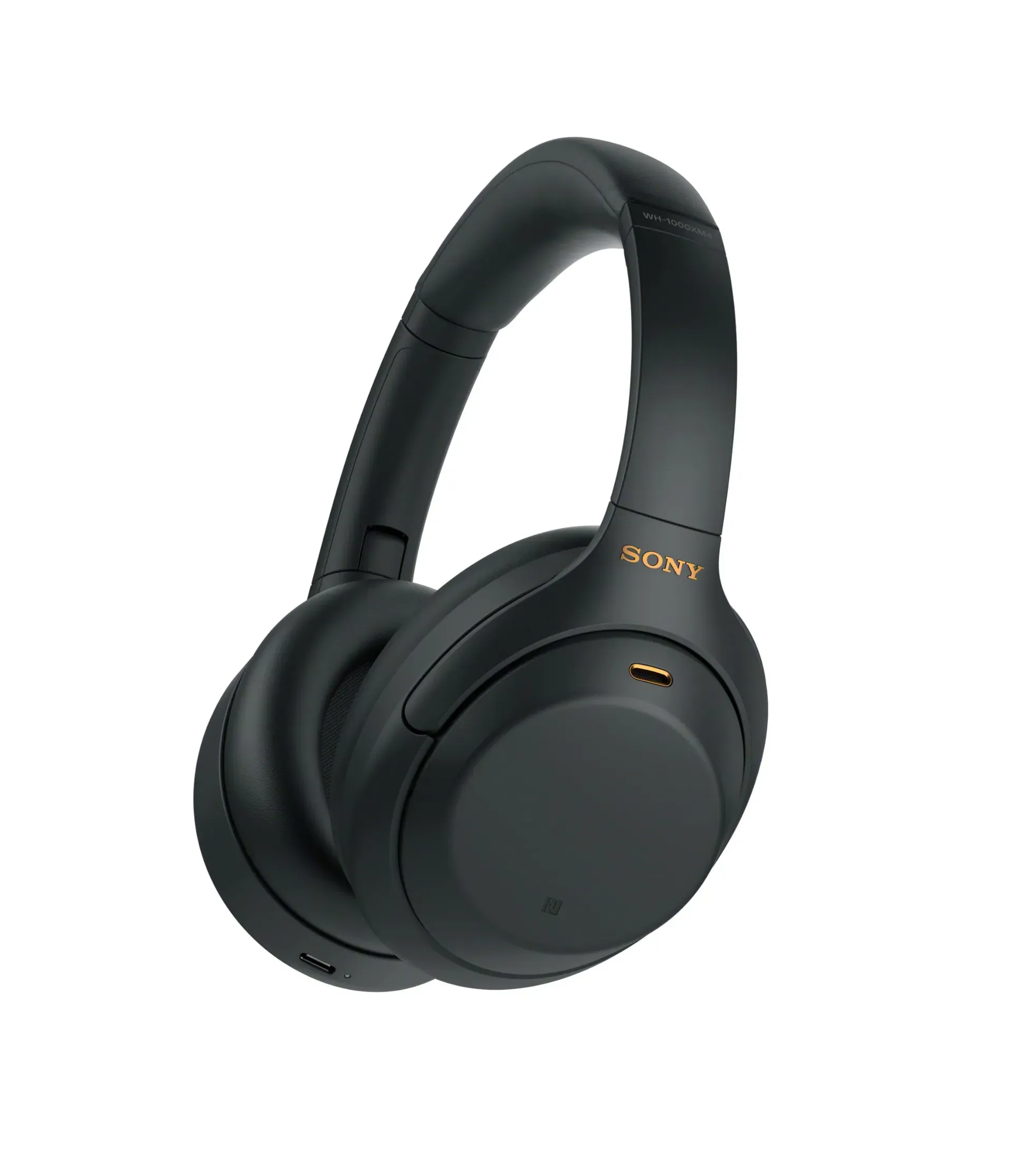 Sony WH-1000XM4 in black with touch controls