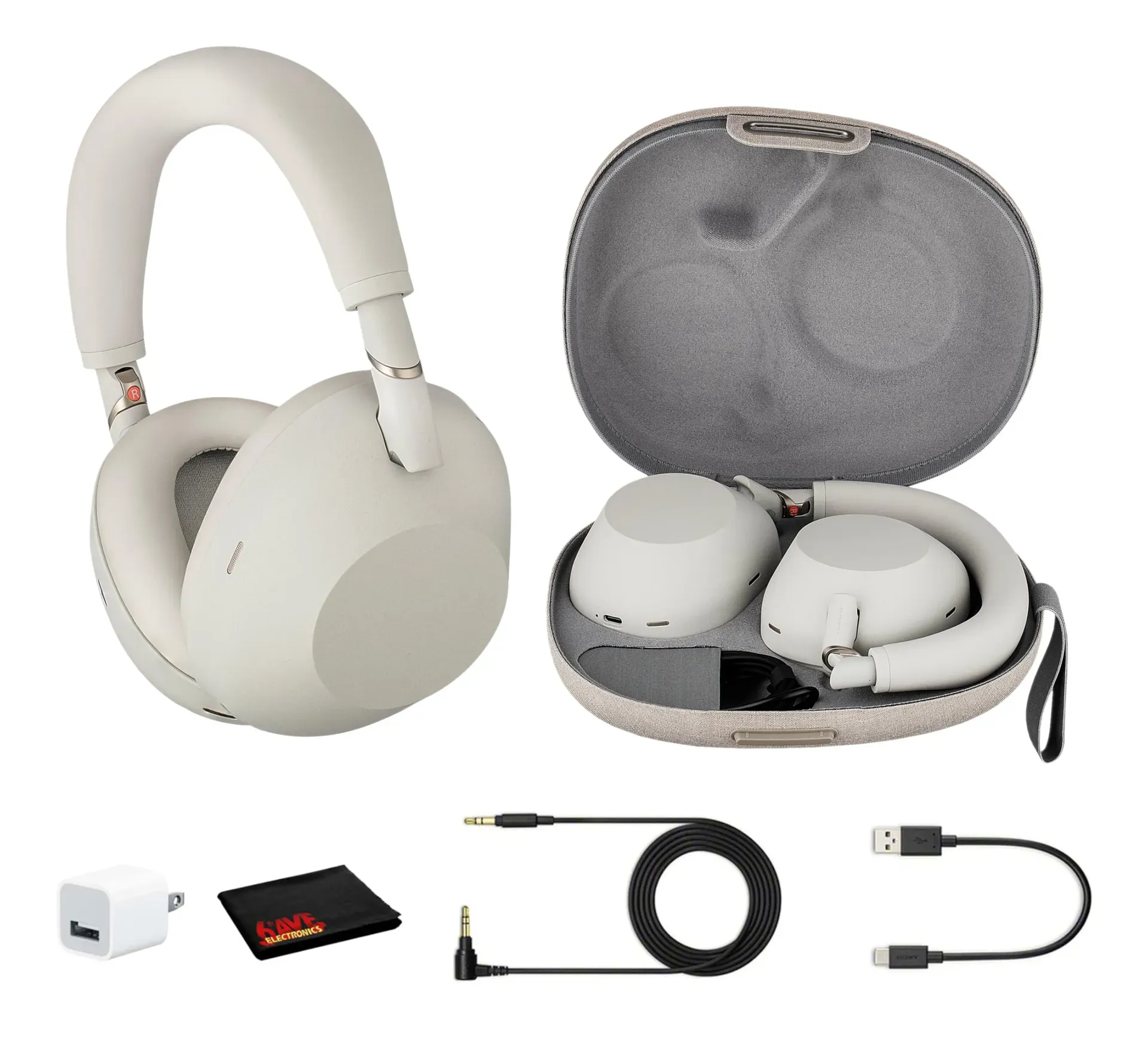 Sony WH-1000XM6 headphones with touch controls