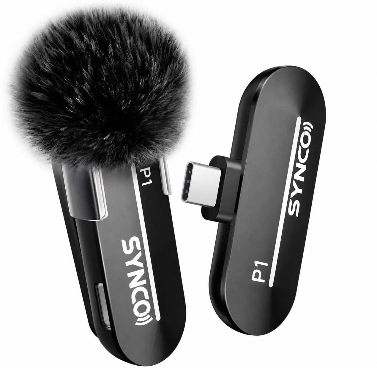 SYNCO P1X USB-C wireless lavalier microphone system