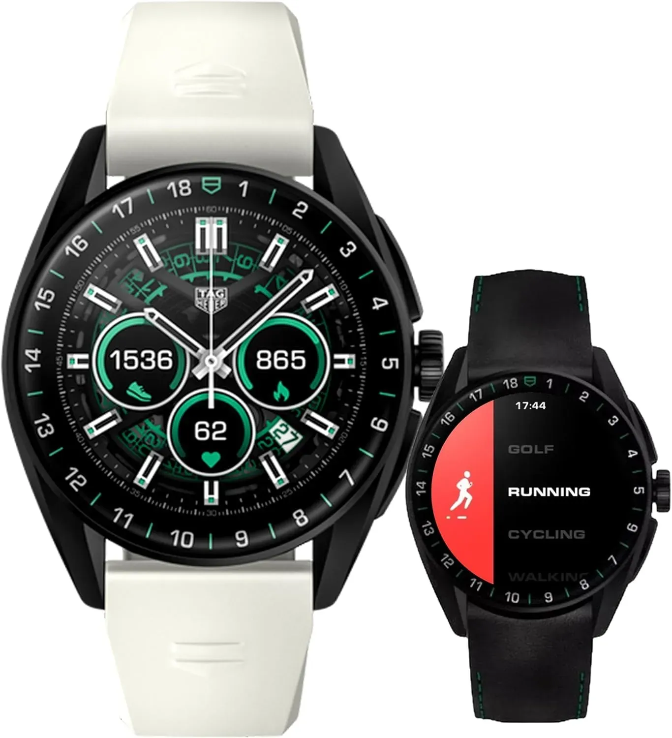 TAG Heuer Connected Calibre E4 Golf Edition with titanium case and golf course display