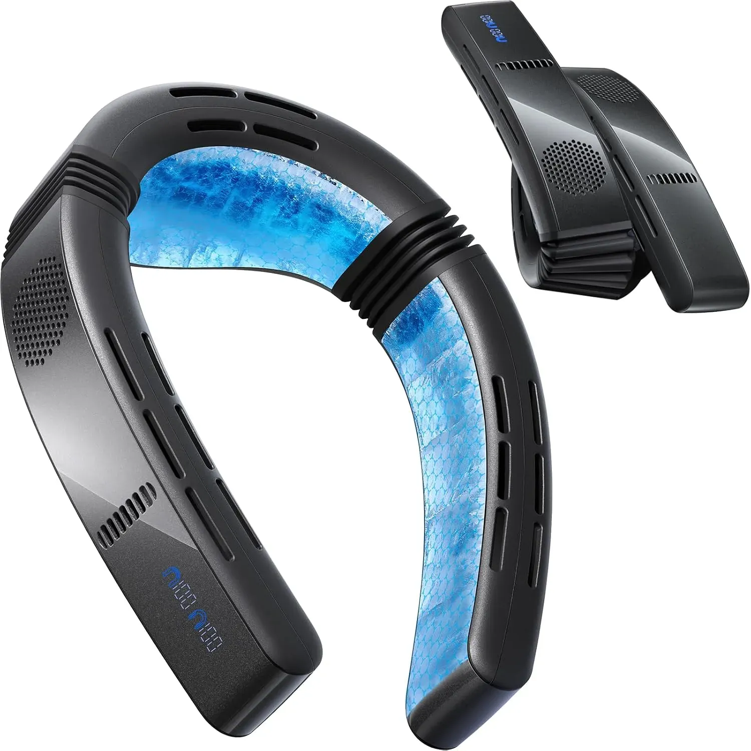 Torras Coolify Cyber Fold neck fan collapsed for travel