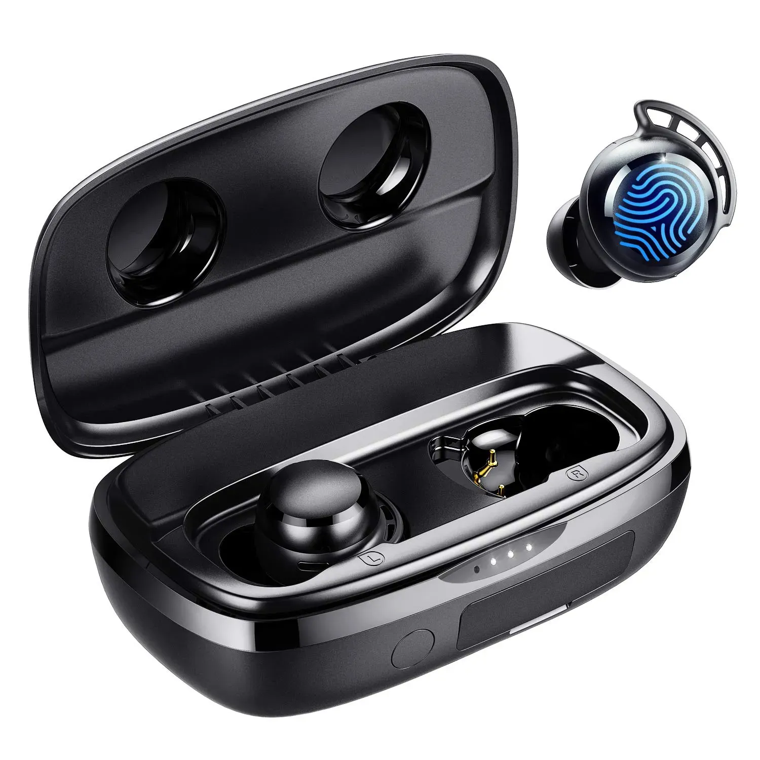 Tribit FlyBuds 3 wireless earbuds in charging case with 110 hour battery life for budget audio