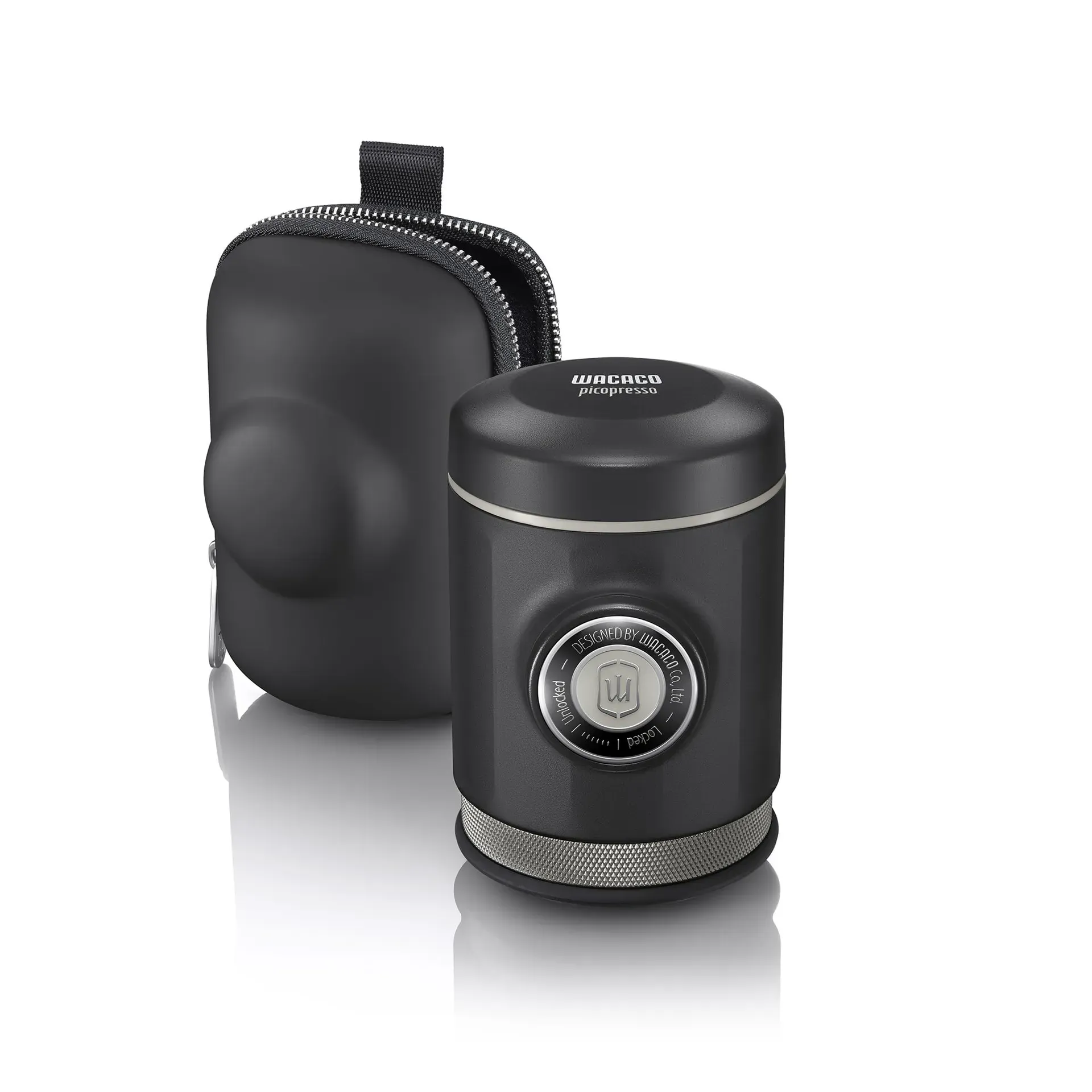 Wacaco Picopresso professional portable espresso maker with 18g basket and naked portafilter