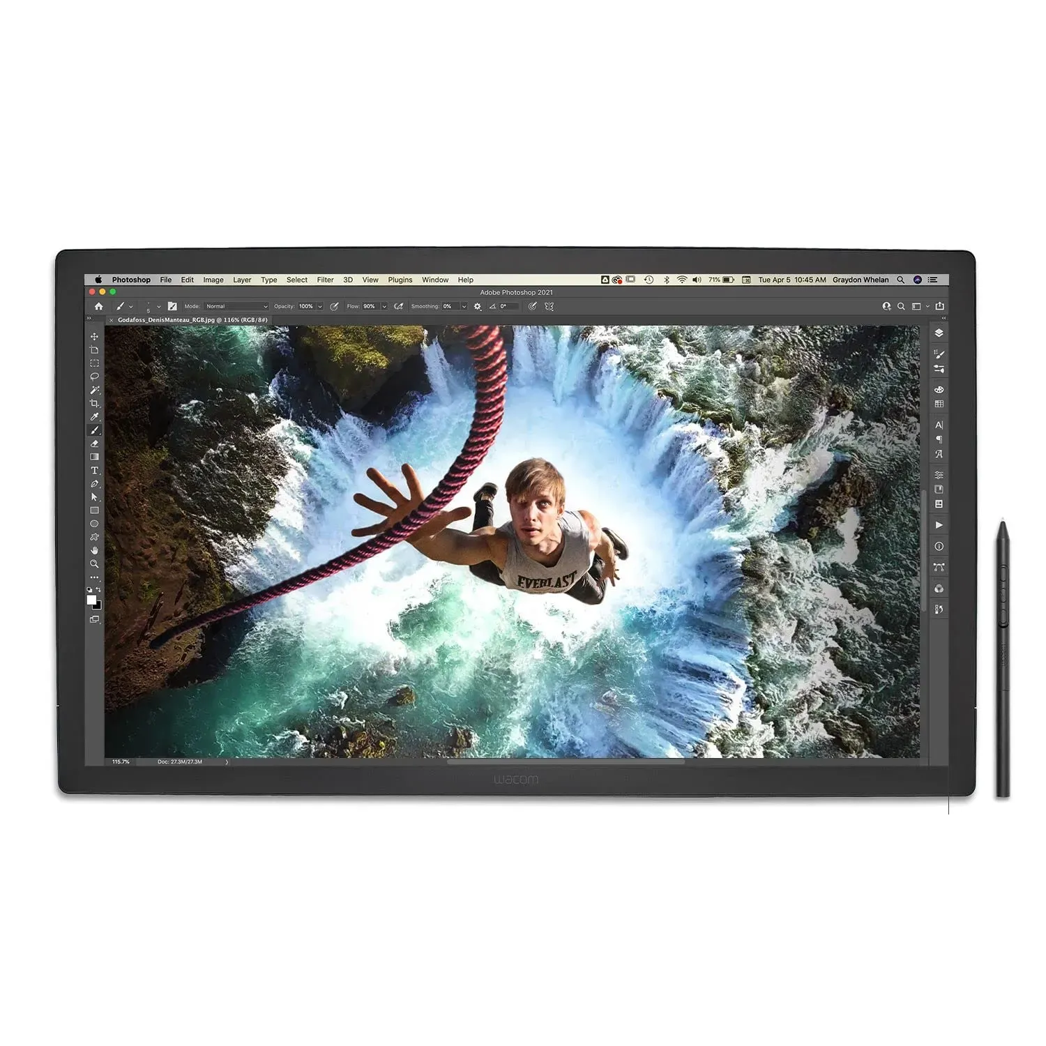 Wacom Cintiq Pro 27 Creative Pen Display with Pro Pen 3 for digital artists