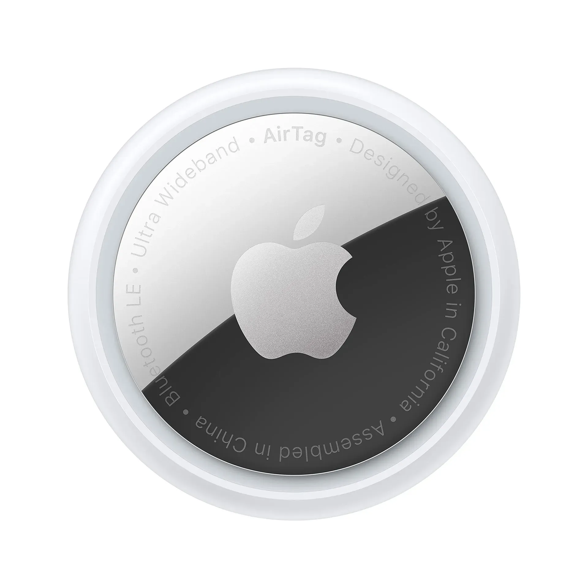 Apple AirTag 2nd Generation on a keychain, the best bluetooth tracker for iPhone users