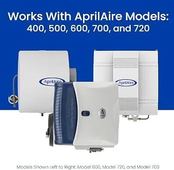 Aprilaire Model 60 SmartConnect whole-home humidifier with Wi-Fi controller installed in HVAC system