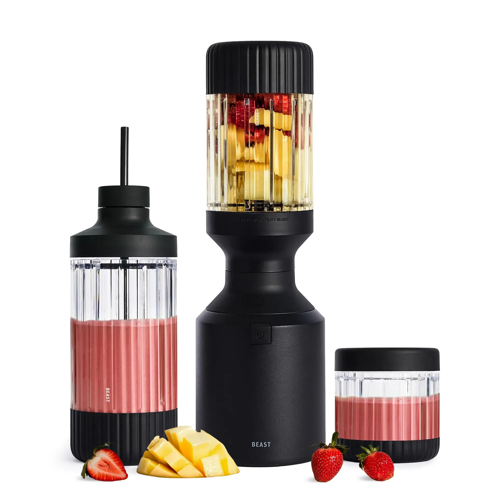 Beast Mega 1200 Plus premium countertop blender with double-wall insulated Tritan jar