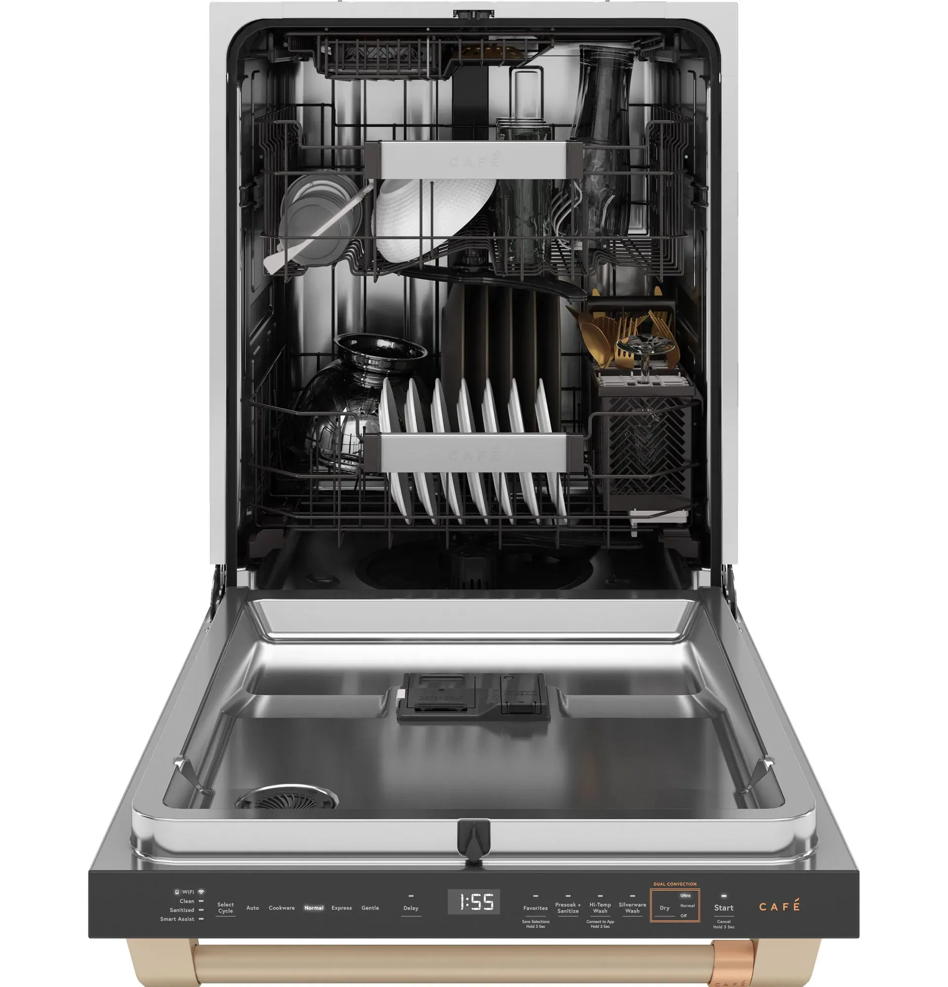 Cafe CDT888P4VW2 24-inch built-in dishwasher with stainless steel tub