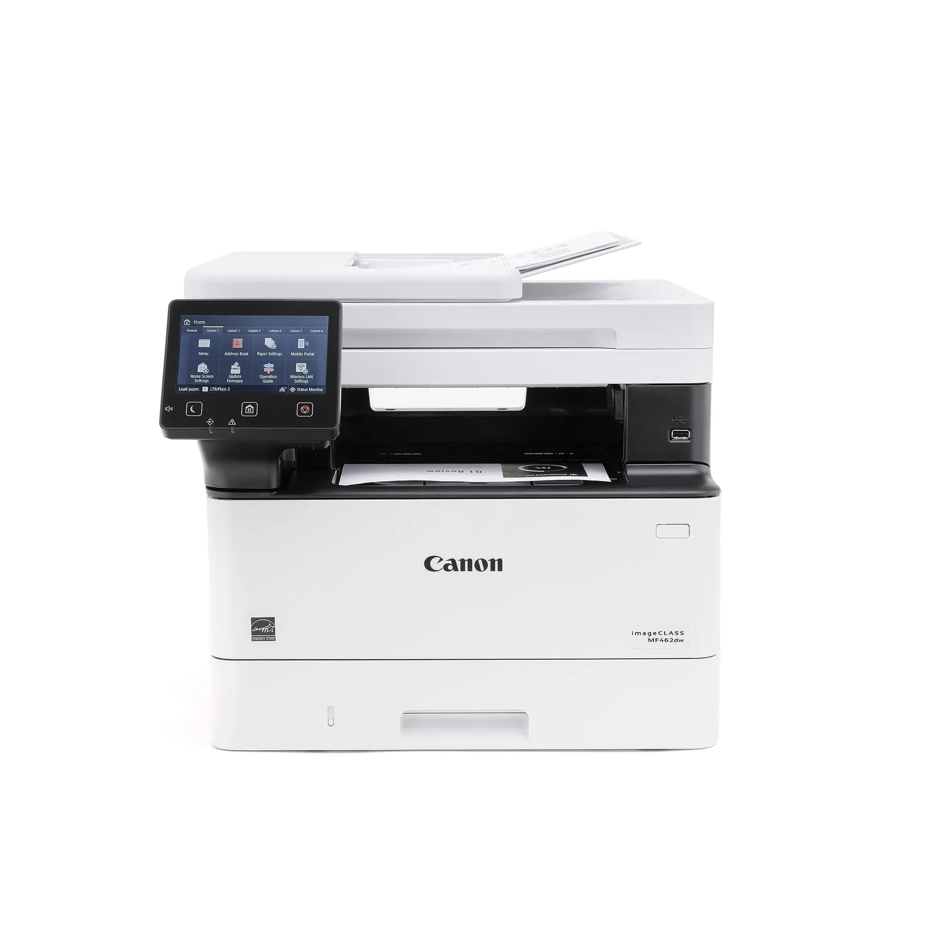 Canon imageCLASS MF462dw monochrome wireless laser all-in-one printer with 5-inch touchscreen