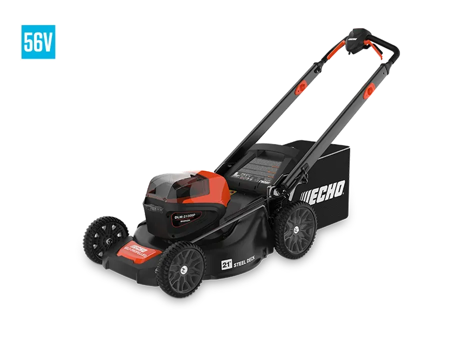 Echo DLM-2100SP 56V 21-inch self-propelled electric lawn mower with variable speed drive