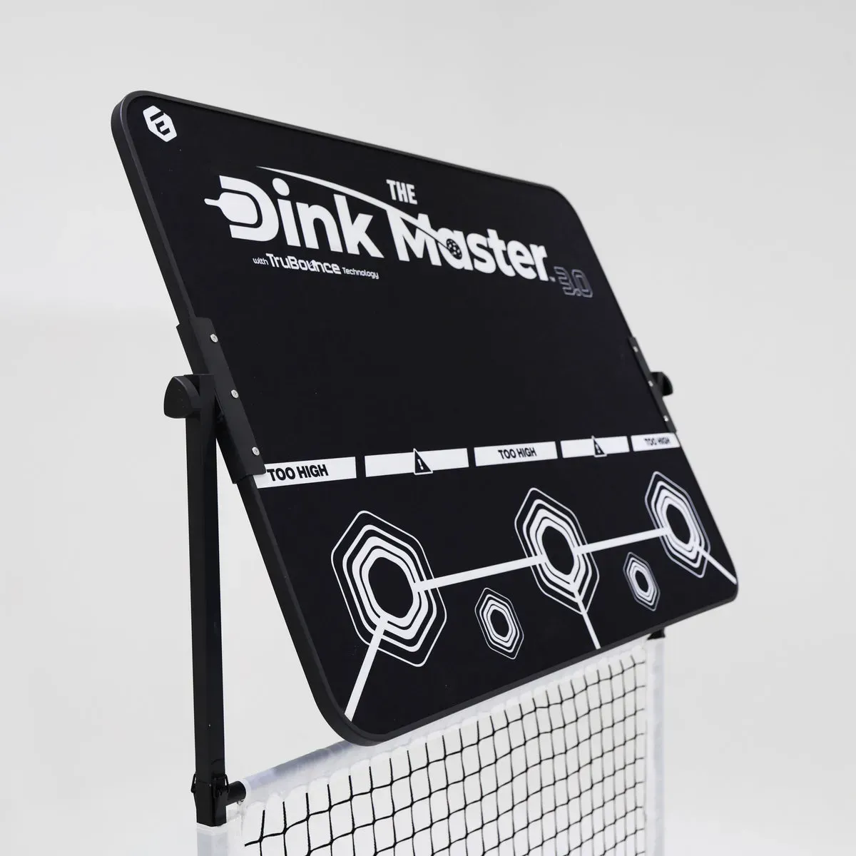 Enhance Pickleball Dink Master portable trainer with 36-inch wide adjustable-height practice net for solo dink drills