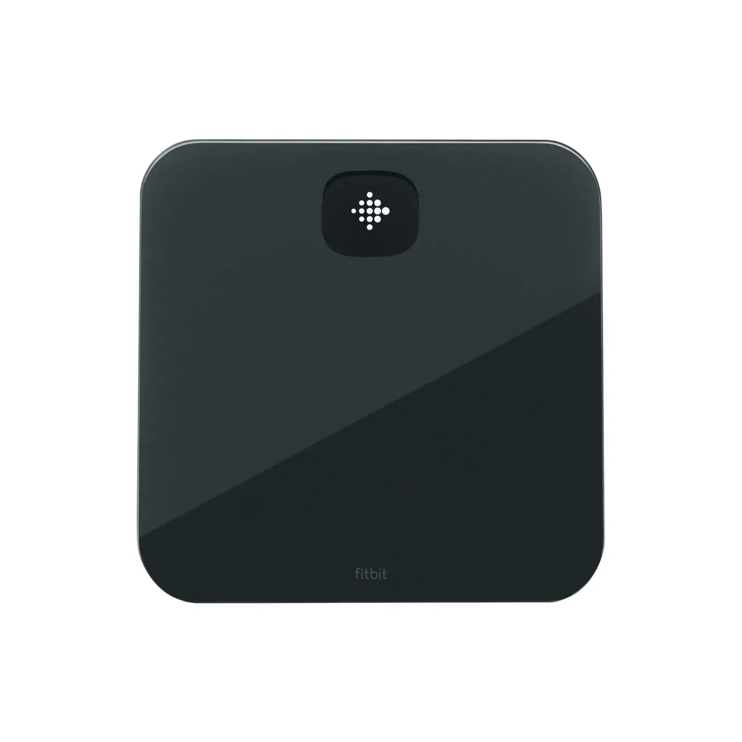 Fitbit Aria Air Bluetooth smart scale with minimalist design on bathroom floor