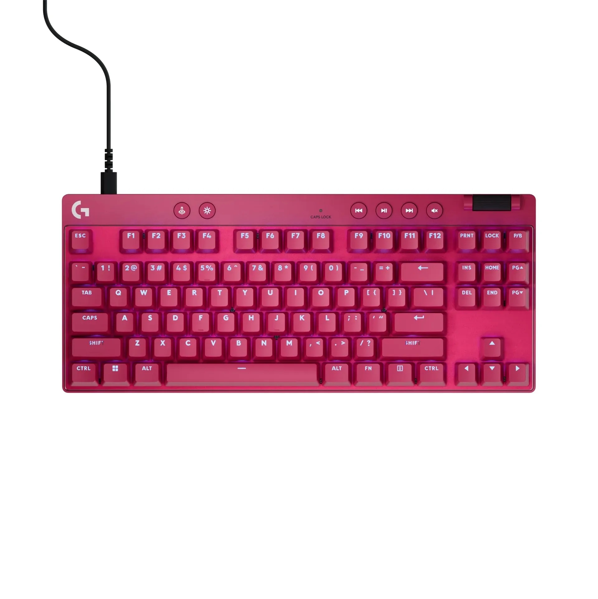 Logitech G PRO X TKL Rapid gaming keyboard with Hall-Effect magnetic switches and LIGHTSYNC RGB