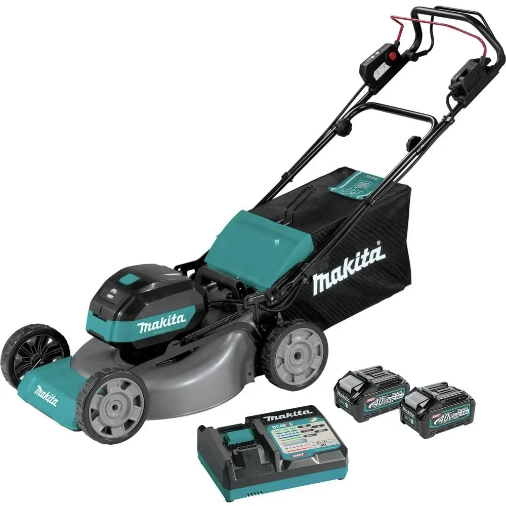 Makita GML01 40V XGT 21-inch lightweight aluminum cordless electric lawn mower