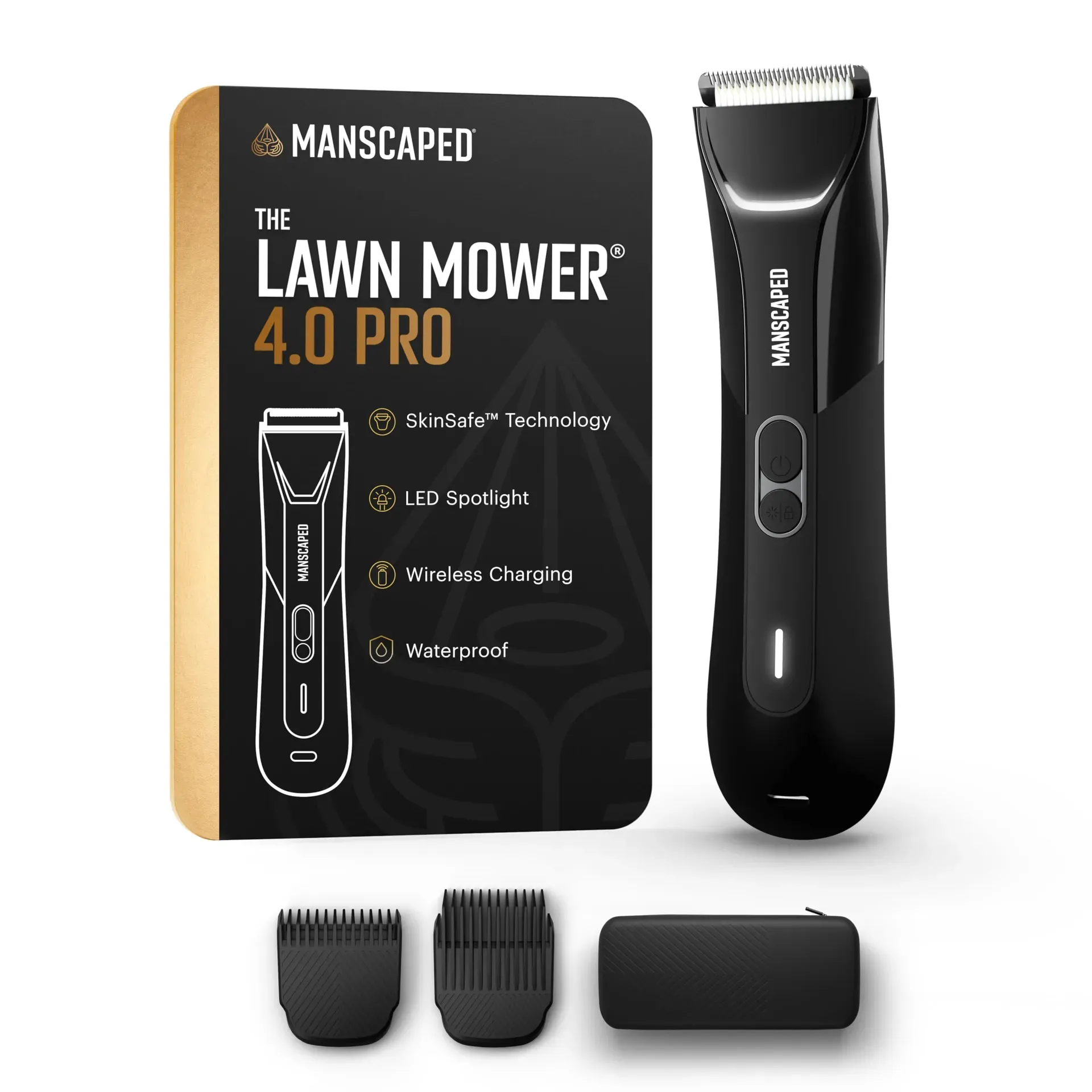 MANSCAPED The Lawn Mower 4.0 PRO Groin & Body Hair Trimmer with SkinSafe technology