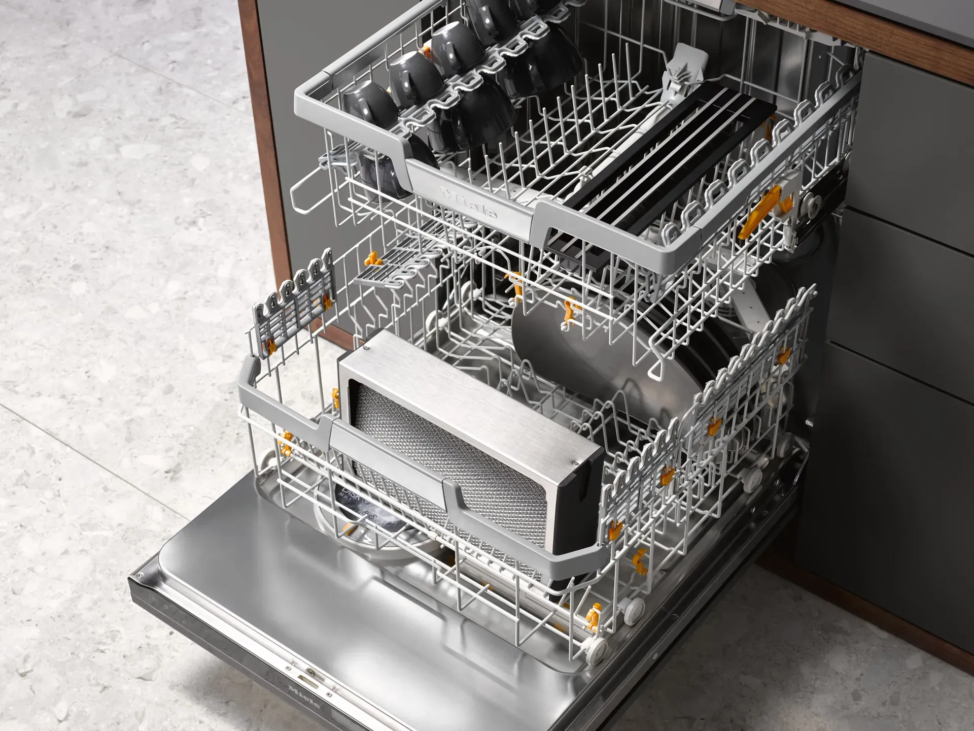 Miele G7186SCVi AutoDos dishwasher with 3D cutlery loading system