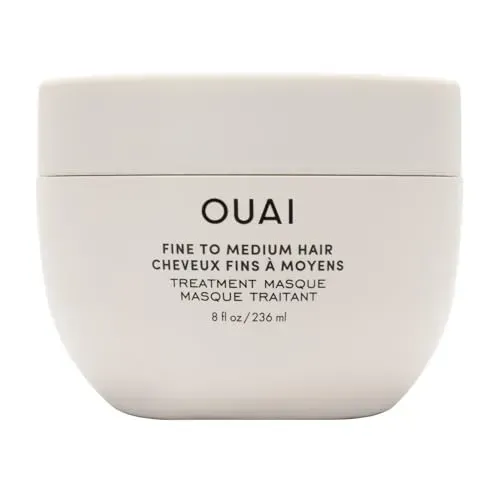 OUAI Fine to Medium Hair Treatment Masque tube for lightweight hair repair
