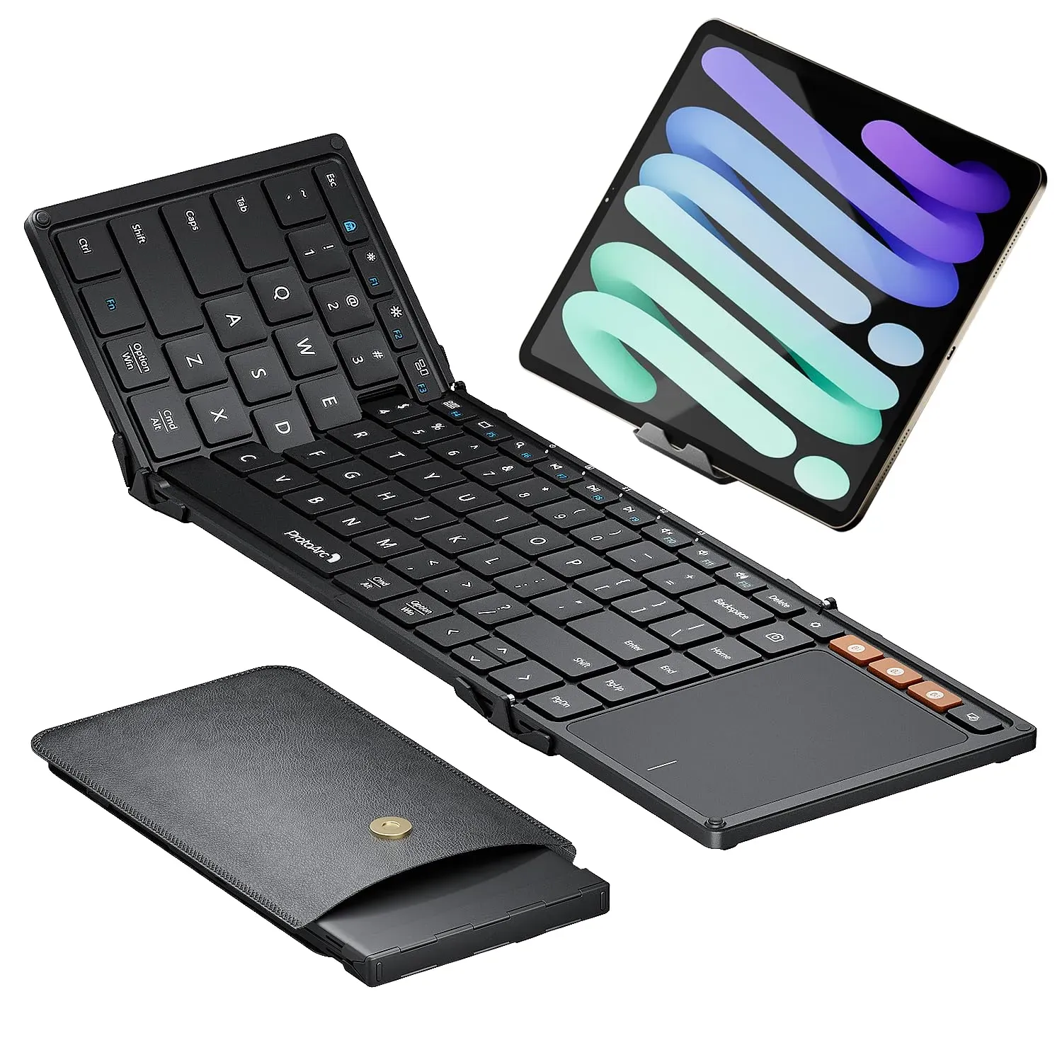 ProtoArc XK01 TP foldable bluetooth keyboard with touchpad