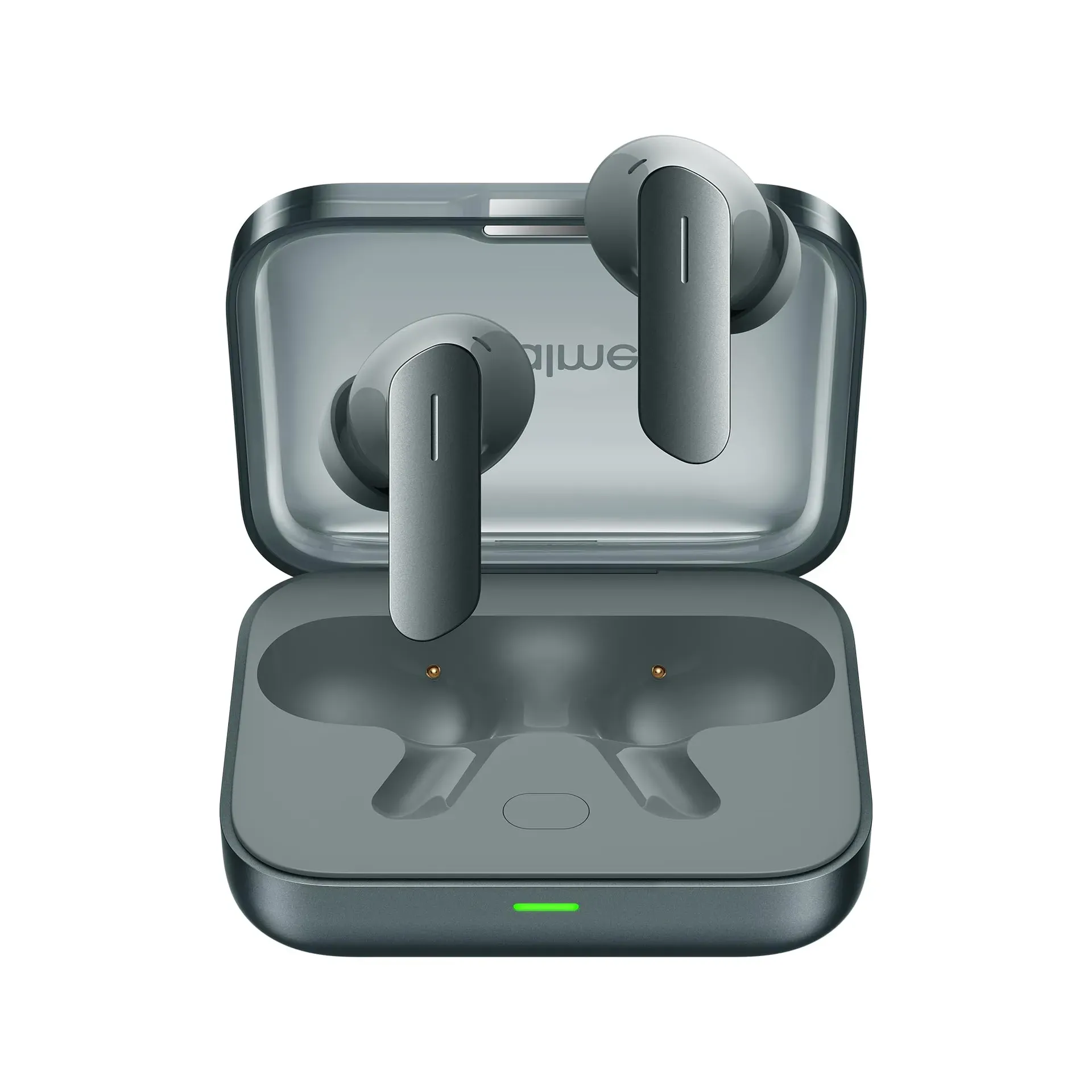 realme Buds Air 7 wireless earbuds with hybrid active noise cancellation and charging case