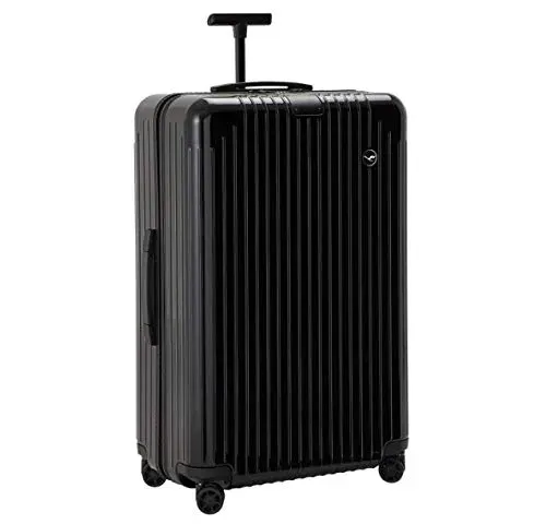 Rimowa Essential Check-In L 81 liter suitcase in glossy black polycarbonate