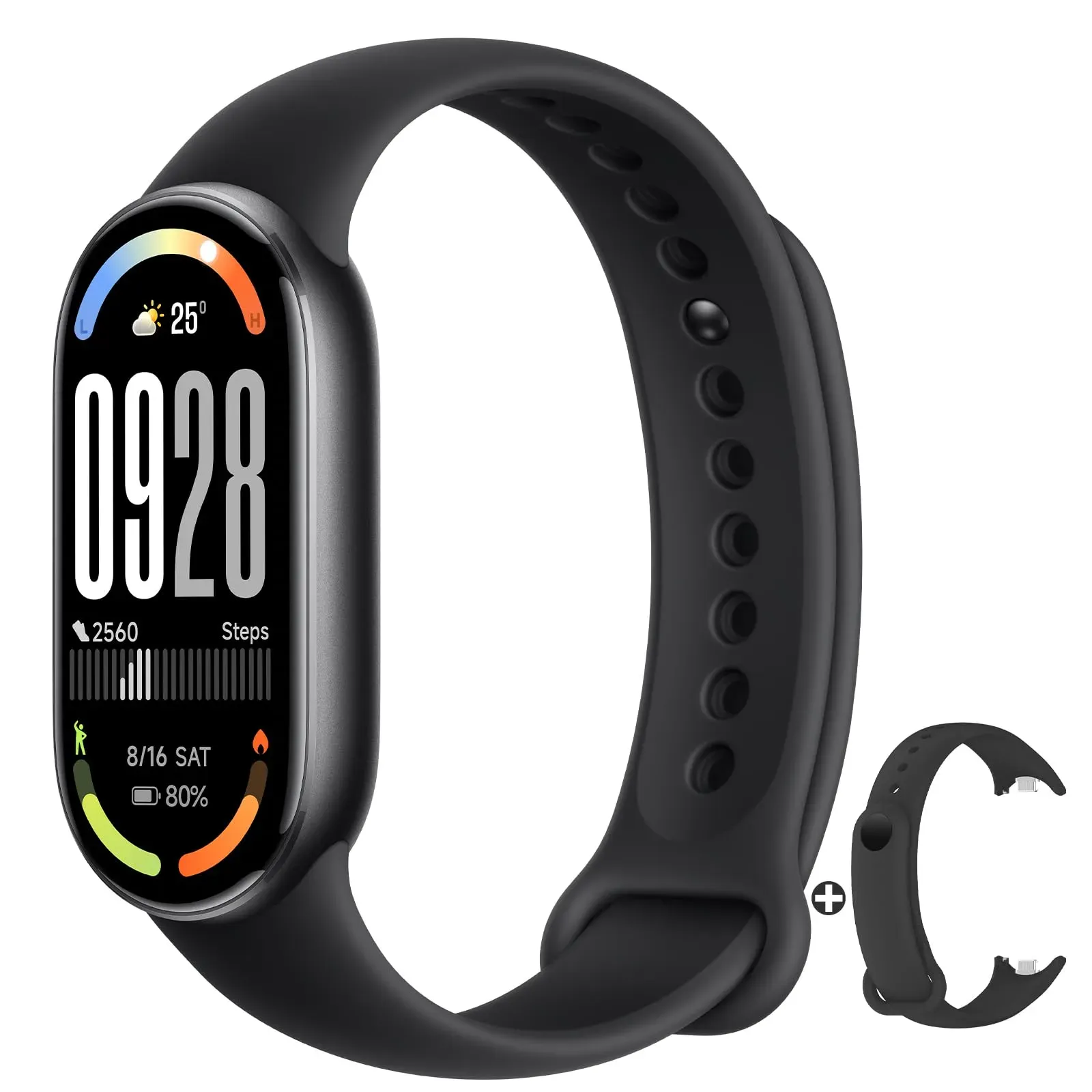 Xiaomi Mi Smart Band 10 fitness tracker with 1.72 inch AMOLED display and 21 day battery life